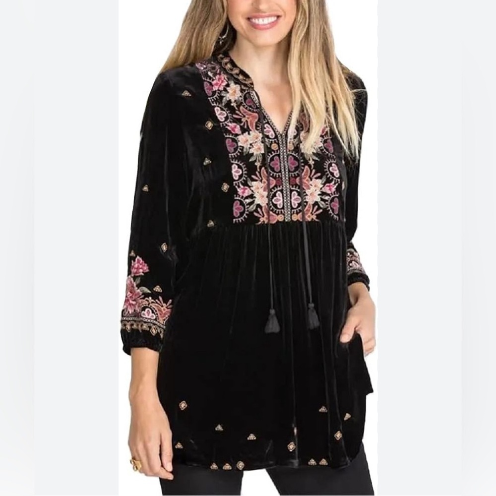 Johnny Was - Velvet Tunic (M)